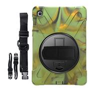 QYiD Custodia per Galaxy Tab Active PRO 10.1, Heavy Duty Rigido Antiurto Protettiva con 360 Supporti Girevoli/Cinturino a Mano, Tracolla per Galaxy Tab Active PRO 10.1 SM-T540/T547 (Camflage)