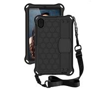 QYiD - Custodia per Huawei MatePad T8 8" 2020, antiurto, leggera, non tossica, in EVA, per bambini, con supporto e tracolla per Huawei MatePad T8 KOB2-L09 KOB2-L03, colore: Nero/Nero