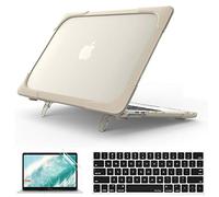 QYiD Custodia per MacBook PRO 15 Retina A1398, 2 in 1 Heavy Duty Rigid Protective con Tastiera Cover & Proteggi Schermo per MacBook PRO 15.4" con Retina Display Modle A1398 (2012-2015 Release), Kaki