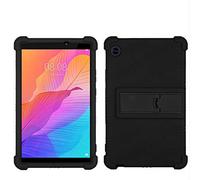 QYiD Custodie per Huawei MatePad T8 8.0" 2020, Ultra Leggera Shock Proof Protettiva Antiurto in Silicone Cover Custodie per Huawei MatePad T8 KOB2-L09 KOB2-L03, Nero