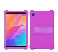 QYiD Custodie per Huawei MatePad T8 8.0" 2020, Ultra Leggera Shock Proof Protettiva Antiurto in Silicone Cover Custodie per Huawei MatePad T8 KOB2-L09 KOB2-L03, Viola