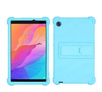 QYiD Custodie per Huawei MediaPad T3 7.0, Leggera Custodia per Bambini in Silicone con Kickstand Protettiva Custodia per 7.0" Huawei MediaPad T3 Tablet, Azzurro