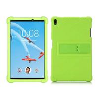 QYiD Custodie per Lenovo Tab 4 10 (TB-X304F/N), Ultra Leggera Shock Proof Protettiva Antiurto in Silicone Cover Custodie per Lenovo Tab 4 10.1 Pollici Tablet 2017 (Model: TB-X304), Verde