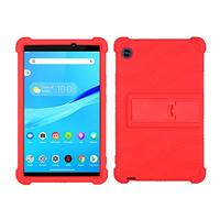 QYiD Custodie per Lenovo Tab M10 HD (2nd Gen) TB-X306X / TB-X306F, Ultra Leggera Shock Proof Protettiva Antiurto in Silicone Cover Custodie per Lenovo Tab M10 10.1" HD 2020, Rosso
