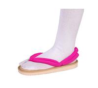 QYIFIRST Kimetsu no Yaiba Kanroji Mitsuri - Pantofole per cosplay, in legno, per costume rosa, rosso, unisex, 33, lunghezza interna 20,5 cm