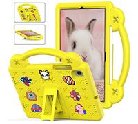 QYiiD Custodia Bambini EVA per Galaxy Tab S5e 10.5 2019 SM-T720/SM-T725, leggera custodia protettiva antiurto, Antishock con Maniglie e Piedistallo Kickstand Cover & Built-in S Pen Holder, Giallo