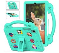 QYiiD Custodia Bambini EVA per Galaxy Tab S6 Lite 10.4 pollici 2020 SM-P610/P615, leggera custodia protettiva antiurto, Antishock con Maniglie e Piedistallo Cover & Built-in S Pen Holder, Verde