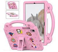 QYiiD Custodia Bambini EVA per Galaxy Tab S6 Lite 10.4 pollici 2020 SM-P610/P615, leggera custodia protettiva antiurto, Antishock con Maniglie e Piedistallo Cover & Built-in S Pen Holder, Rosa