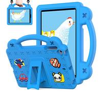 QYiiD Custodia Bambini Eva per Huawei MatePad T10 9.7" 2020 AGR-L09/AGR-W09, Leggera Custodia Protettiva Antiurto, Antishock con Maniglie e Tracolla per Huawei MatePad T10 9.7 Pollici, Azzurro