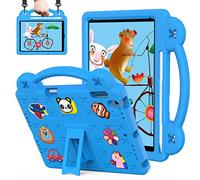 QYiiD Custodia Bambini Eva per iPad Mini 6th Generazione 2021 8.3 Pollici, Leggera Custodia Protettiva Antiurto, Antishock con Maniglie Kickstand e Tracolla per iPad Mini 6 2021, Azzurro