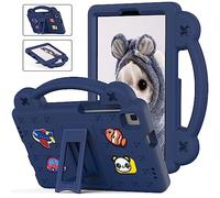 QYiiD Custodia Bambini EVA per iPad Mini 6th Generazione 2021 8.3 pollici, leggera custodia protettiva antiurto, Antishock con Maniglie e Piedistallo Kickstand per iPad Mini 6 2021, Blu scuro