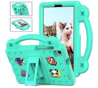 QYiiD Custodia Bambini EVA per iPad Mini 6th Generazione 2021 8.3 pollici, leggera custodia protettiva antiurto, Antishock con Maniglie e Piedistallo Kickstand per iPad Mini 6 2021, Verde