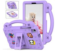 QYiiD Custodia Bambini EVA per iPad Mini 6th Generazione 2021 8.3 pollici, leggera custodia protettiva antiurto, Antishock con Maniglie e Piedistallo Kickstand per iPad Mini 6 2021, Viola