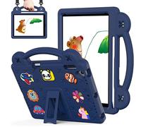 QYiiD Custodia Bambini Eva per iPad PRO 9.7, Leggera Custodia Protettiva Antiurto, Antishock con Maniglie Kickstand e Tracolla Cover per iPad PRO 9.7 2016 Modle: A1674 / A1675 / A1673, Blu Scuro