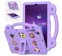 QYiiD Custodia Bambini Eva per Lenovo Tab K10 2021/M10 FHD Plus 10.3 Pollici (2020 2nd Gen), Custodia Protettiva Antiurto, Antishock con Maniglie per 10.3" TB-X606F/TB-X606X/TB-X6C6F/TB-X6C6X, Viola