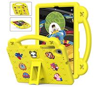 QYiiD Custodia Bambini Eva per Lenovo Tab K10 2021/M10 FHD Plus 10.3 Pollici (2020 2nd Gen), Custodia Protettiva Antiurto, Antishock con Maniglie per 10.3" TB-X606F/TB-X606X/TB-X6C6F/TB-X6C6X, Giallo