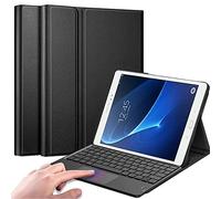 QYiiD Custodia con Tastiera Touchpad per Galaxy Tab S4 10.5" 2018 SM-T830/T835, Cover Leggera con Tastiera Italiano QWERTY Staccabile Rimovibile con Touchpad per Galaxy Tab S4 10.5 Pollici 2018, Nero