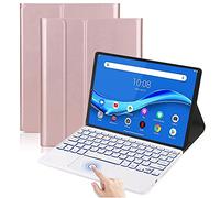 QYiiD Custodia con tastiera touchpad retroilluminata per Lenovo Tab M10 Plus 10.3 pollici FHD Tablet (TB-X606F / TB-X606X), tastiera Bluetooth MMagneticamente staccabile per Lenovo M10 FHD Plus 10,3",