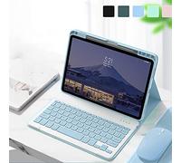 QYiiD Custodia per tastiera con touchpad per Xiaomi Mi Pad 5 Pro da 11", copertura magnetica rimovibile senza fili per tastiera con mouse per Xiaomi Mi Pad 5/5 Pro QWERTY (MiPad 5/5 Pro, verde)