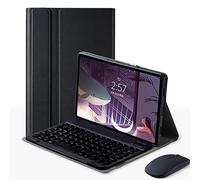 QYiiD Custodia per tastiera touchpad con mouse per Xiaomi Pad 5 / Pad 5 Pro 11" 2021, custodia per tastiera Folio con tastiera wireless staccabile per Xiaomi Mi Pad 5/Pad 5 Pro 11 pollici 2021