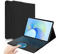 QYiiD Custodia Tastiera con Trackpad per Honor Pad X8 10.1" 2022/X8 Lite, Italiana QWERTY Retroilluminata Tastiera Magnetica Rimovibile con Touchpad pour UAWEI Honor Pad X8 10.1" 2022