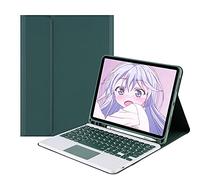 QYiiD DrakGreen - Custodia per tastiera per iPad Mini 6 2021/iPad Mini 6a generazione, touchpad con tastiera staccabile con custodia sottile, porta matite incorporata, colore: Verde