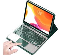 QYiiD DrakGreen - Custodia per tastiera touchpad per Air da 11" di 5a/4a generazione 2022/2020, Pro 11" 3a/2a/1a generazione 2021/2020/2018, Smart Trackpad, custodia per tastiera wireless staccabile con portamatite, colore: verde
