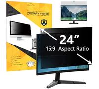 QYiiD Schermo per la privacy del computer da 24 pollici, monitor widescreen rimovibile per laptop con rapporto di aspetto 16:9, filtro anti-riflesso rimovibile per la privacy, pellicola protettiva
