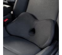 QYILAY Cuscino Lombare Auto in Memory Foam - Supporto Schiena Ergonomico che Riempie lo Spazio del Sedile, Migliora la Postura e il Comfort di Guida.