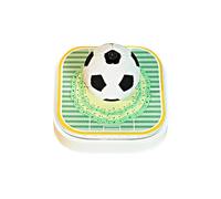 Qyljeiwred Blocco note 3D con calendario 2026, a forma di calcio, a strappo, mini calendario da scrivania a strappo, per pianificare le abitudini dei record, segnalibro