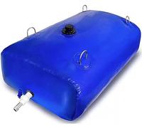 QYMLSH Borsa per La Conservazione dell'Acqua - Serbatoio dell'Acqua per Camper - Materiale in PVC 1000D - Pieghevole/Grande capacità/Resistente | per Campeggio, Uso di Emergenza(Blue,670 L/177 Gal)