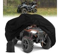 QYMOTO Copertura per ATV grande, per quad, resistente, 420D, impermeabile, antivento, per CFMOTO Cforce, Polaris Sportsman, Honda, Yamaha Grizzly, Hisun, dimensioni 231,1 x 124,5 x 129,5 cm (lunghezza