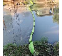 QYMYOZ Barriera di contenimento del Petrolio per fiumi e Laghi, barriera Industriale Riutilizzabile in PVC Contro Le fuoriuscite di Petrolio, Barriere di intercettazione per i r