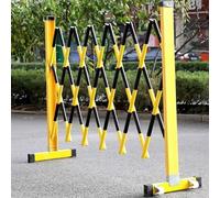 QYMYOZ Barriera di Sicurezza espandibile Industriale, barriera di Sicurezza Retrattile per Il Controllo del parcheggio Mobile, barriera di Sicurezza espandibile Portatile in Met