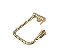 QYMYOZ Kitchen Sink Faucet Folding Inside Window Brushed Gold Kitchen Mixer Faucet Folding Rotated Stainless Steel-Brushed Gold Beauty Comes