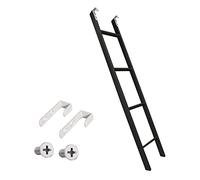 QYMYOZ Scale, Scala a Castello per Letto Camper, Scala per Letto a soppalco con Kit di Ganci, Scala Regolabile per Auto, Barca, Camper, Camper, Biblioteca, carico 300 libbre/ne