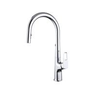 QYMYOZ Sink Faucet, Pull out Kitchen Faucet Stainless Steel Two Spray Modes Hot And Cold Water Multicolor(Plating)