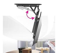 QYMYOZ Supporto per Monitor, Supporto da Parete per TV, Supporto per TV a soffitto - Supporto TV motorizzato Ribaltabile da 0 a 85°, Adatto per TV da 32 a 70 Pollici, Supporto m