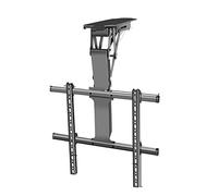 QYMYOZ Supporto per Montaggio a soffitto motorizzato Nascosto con Sollevamento telescopico Automatico per TV da 32-70 Pollici, Supporto per Monitor Ribaltabile a 85°