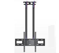 QYMYOZ Supporto per Montaggio a soffitto per TV a Doppia Barra, Supporto per TV con inclinazione Regolabile, Adatto per TV a Schermo Piatto CD da 37-80 Pollici e TV Curve, VESA