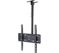 QYMYOZ Supporto TV Universale, Supporto TV Multifunzione da soffitto, Supporto TV sospeso a Movimento Completo, Adatto alla Maggior Parte dei Display LED da 26-55 Pollici, supp