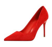 Qynthra Décolleté Eleganti Donna Punta Affusolata A Spillo Formali | Silhouette Classica Ideale Ospite Matrimonio Cocktail Cene Eventi E Stile Raffinato
