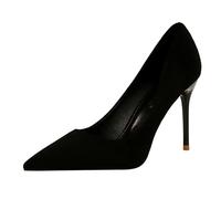 Qynthra Décolleté Eleganti Donna Punta Affusolata A Spillo Formali | Silhouette Classica Ideale Ospite Matrimonio Cocktail Cene Eventi E Stile Raffinato
