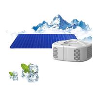 QYOEGSQ Materasso elettrico raffreddato ad acqua, sistema di raffreddamento a semiconduttore dual-core da 90 W, materasso con aria condizionata, intervallo di temperatura da 15 a 45 °C(160 * 70cm)