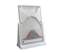 QYOEGSQ Tavola Dalton/Tavola Galton da 12 * 18 cm, Modello matematico di distribuzione Normale, Strumento didattico for Laboratorio di Fisica, Modello dimostrativo di probabilità con Curva a Campana