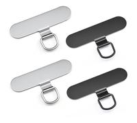 Qyoocom Supporto per cellulare 4 pezzi, ultra sottile, resistente, non facile da rompere, adatto a tutte le catene, Nero , Taglia unica
