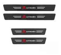 QYPLKJHG Auto Battitacco Adesivi Soglie Porte per Citroen C4 Coupe 2008-2010, Adesivo per Battitacco in Fibra di Carbonio Protezioni Benvenuto Pedaliera Protezione,4pcs