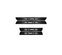 QYPLKJHG Auto Battitacco Adesivi Soglie Porte per Opel Astra K Sports Tourer 2015-2019, Adesivo per Battitacco in Fibra di Carbonio Protezioni Benvenuto Pedaliera Protezione,4pcs（Outer Threshold）