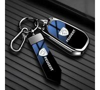 QYPLKJHG Auto Guscio Chiave per Peugeot 2008 2024 2025, Custodia Chiave Cover Chiave Custodie per Chiavi TPU Copri Chiavi Protezione con Portachiavi Custodia Protettiva Chiavi Telecomando,B-Blue 1