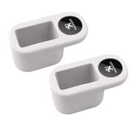 QYPLKJHG Auto Stabilizzatore per Cintura di Sicurezza per Peugeot 5008 2009-2013, Supporto per Fibbia per Cintura di Sicurezza Silicone Accessorio per Interni per Auto,White